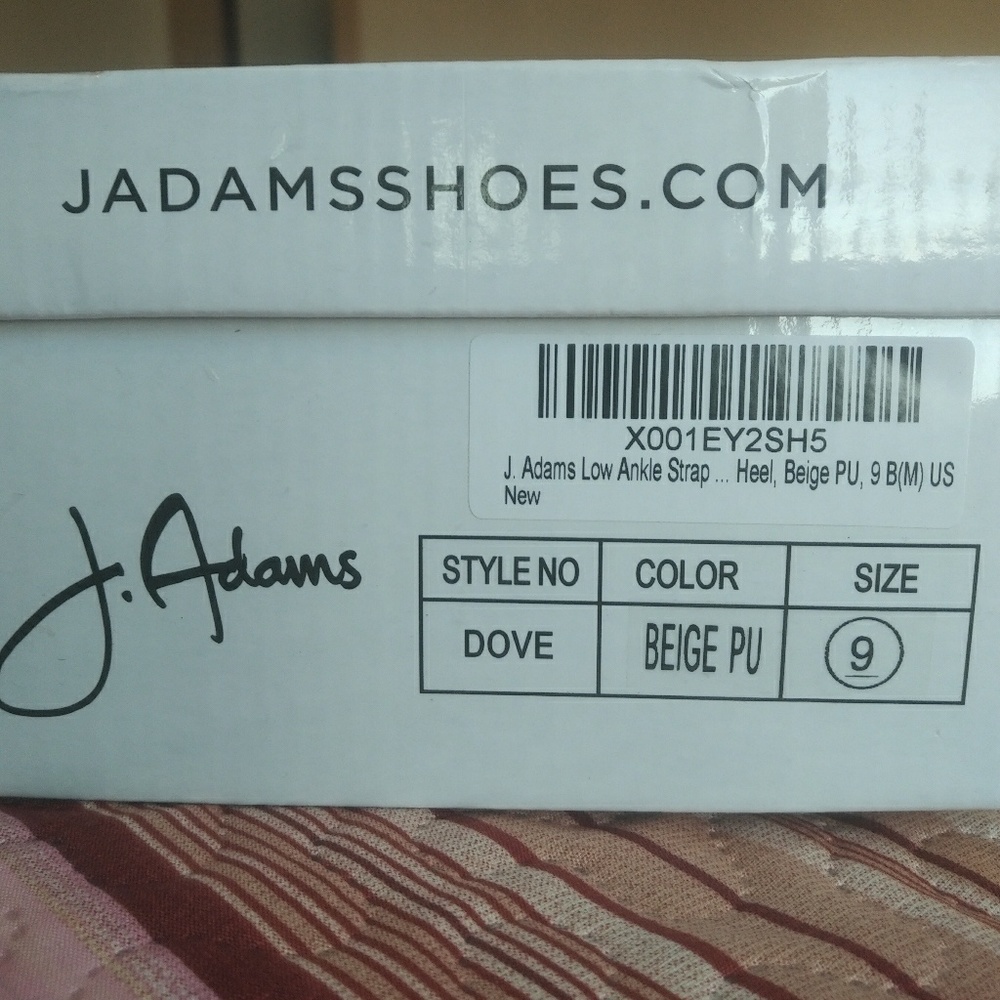 J.Adams Dove Beige Heels